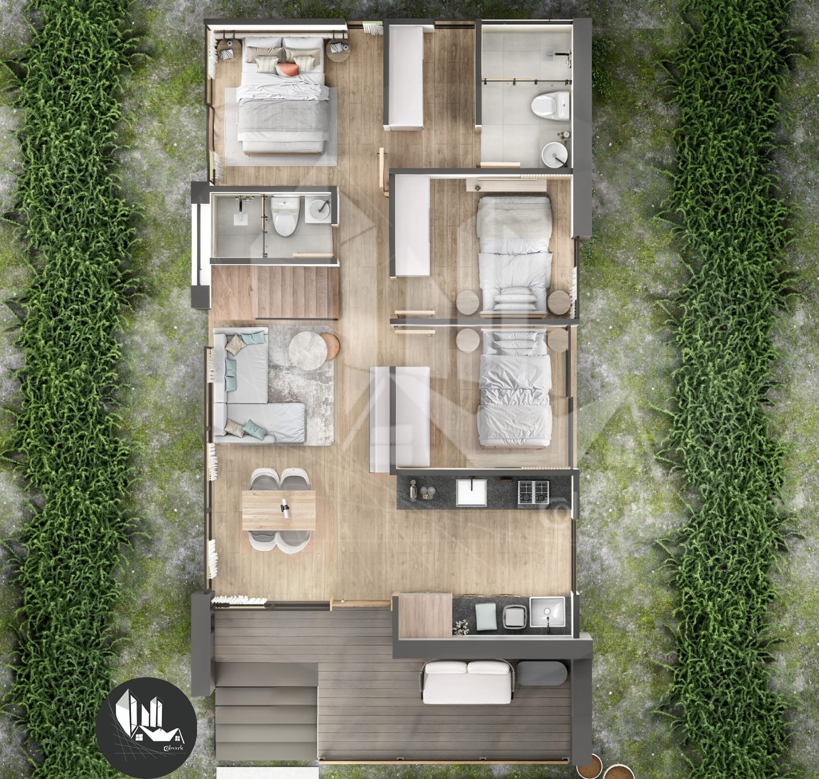 Vista 2 Casa Cattaleya